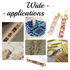 240 шт. 24 стиля латунные застежки-задвижки на концах трубок KK-PH0003-18