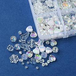 Прозрачные акриловые бусины&nbsp;TACR-FS0001-43