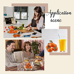 Orangefarbene Displaydekorationen aus Kunststoff&nbsp;DJEW-CN0001-47B