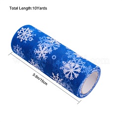 Cintas de malla decorativa de copo de nieve&nbsp;OCOR-P010-G14