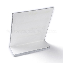 Деревянные покрытые бархатом стенды с подвесками с наклонной спинкой&nbsp;NDIS-Q027-02B