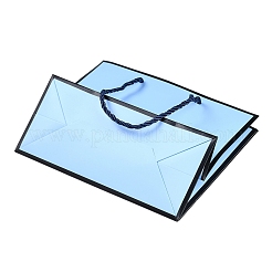 Sacchetti di carta rettangolari con manici in corda&nbsp;CARB-L011-02B-03