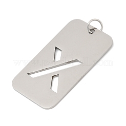 Ciondoli in acciaio inox 304&nbsp;LS-STAS-M115-01P-X