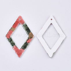 Ручной работы фарфора большие кулоны X-PORC-S501-012A