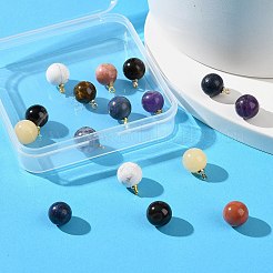 16 шт. 8 стиля подвески из натуральных драгоценных камней&nbsp;G-NB0002-30