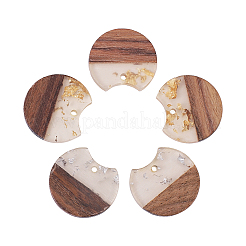 Pendentifs en résine & en bois&nbsp;RESI-CJ0001-57