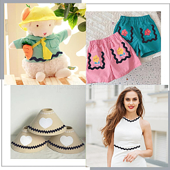 Волнистая бахрома из полиэстера&nbsp;OCOR-GF0003-44F-01