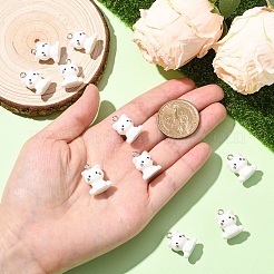 Подвески из непрозрачной смолы 10 шт.&nbsp;RESI-YW0004-51