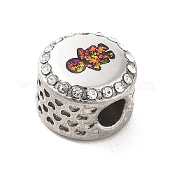 Европейские бусины из нержавеющей стали 304 STAS-D180-10P