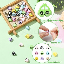 45 шт. 9-х цветные бусины из цинкового сплава&nbsp;FIND-CJ0003-85