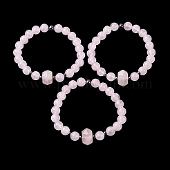 Эластичный браслет из натуральных смешанных драгоценных камней для женщин BJEW-A145-01