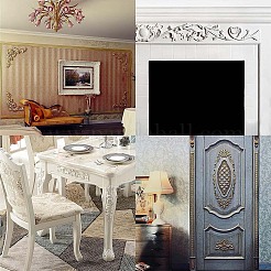 Holz geschnitzte Onlay Applique Handwerk&nbsp;WOOD-WH0034-11A