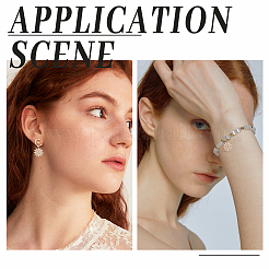 8шт латунные подвески с микропаве и кубическим цирконием&nbsp;KK-BBC0002-99