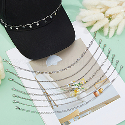 Железные и латунные цепи для бейсболок&nbsp;HJEW-DC00058