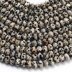 Природные яшмы далматин бисер нитей G-Z111-A18