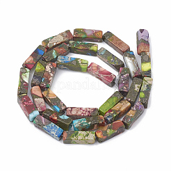 Синтетическая золотая линия имперские нитки из бисера яшмы G-S321-001