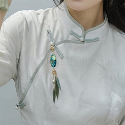 Лакированные бусины из акрила &nbsp;DACR-YW0001-01