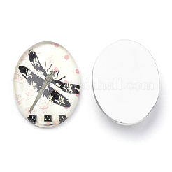 Зеркальные кабошоны X-GGLA-S034-25x18-007