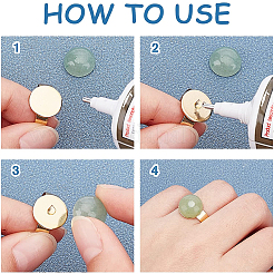 18 шт. 6 комплекта регулируемых колец для пальцев из нержавеющей стали 304 STAS-UN0032-77