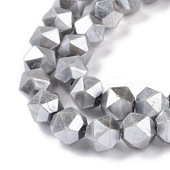 Стеклянные жемчужные бусины GLAA-F122-03D