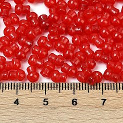 Стеклянные бусины прозрачных цветов&nbsp;SEED-R001-01I