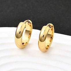 304ステンレススチールフープピアス  リング  ゴールドカラー  16x4mm&nbsp;EJEW-Z123-01B-G