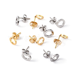 24 пара серег-гвоздиков из нержавеющей стали 304 EJEW-UN0001-90