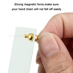 Круглые латунные магнитные застежки с петлями KK-D331-G-NF