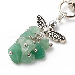 Кулон из бусин из натурального драгоценного камня украшает HJEW-JM00697