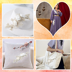 Аксессуары для костюмов с вышивкой из полиэстера и блесток&nbsp;DIY-WH20025-017A