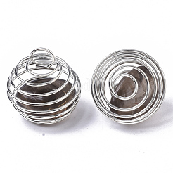 Железные спиральные подвески для бусин IFIN-R239-03P