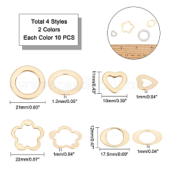 80 шт. 8 соединительных кольца из нержавеющей стали 304&nbsp;STAS-UN0022-50