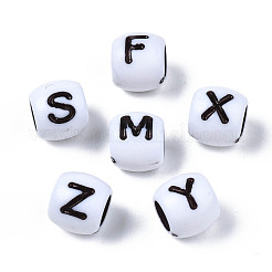 Непрозрачные акриловые европейские бусины SACR-S273-37