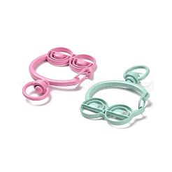 スプレー塗装合金スイベルカニカン  スイベルスナップフック  カエル  ミックスカラー  41x30mm&nbsp;FIND-B024-02