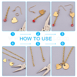 Подвески из нержавеющей стали с вакуумным покрытием pvd STAS-PH0019-64