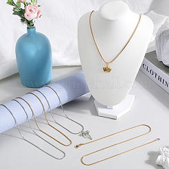 12 шт. набор из 2-х цветных цепочек-змей из нержавеющей стали 304 NJEW-SC0001-12