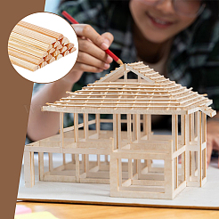 Деревянные ремесленные палочки WOOD-WH0049-09B