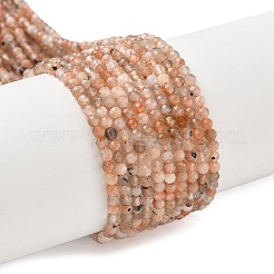 Натуральный персиковый лунный камень&nbsp;G-J400-E16-02-3MM-A