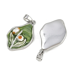 Латунь эмаль подвески KK-H078-04A-P01