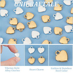 100 шт. 2 цвета подвески из сплава в тибетском стиле&nbsp;FIND-UN0015-54