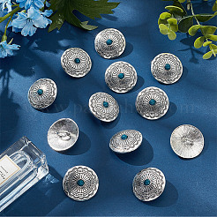 10 шт. 1-отверстийные пуговицы из сплава и смолы BUTT-HY0001-10