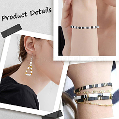 300 шт. 3 вида непрозрачных стеклянных бусин с 2 отверстиями&nbsp;SEED-HY0001-36A