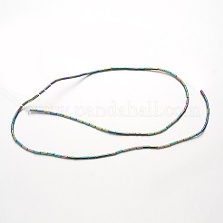 Electroplate non magnetici ematite sintetico fili di perline&nbsp;G-F300-37A-02