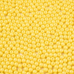 Непрозрачная выпечка окрашены стеклянные бусины DGLA-T004-03F