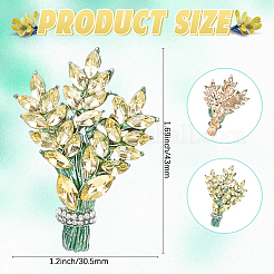 Эмалевые булавки лавандового цвета&nbsp;JEWB-WH20013-001G-02