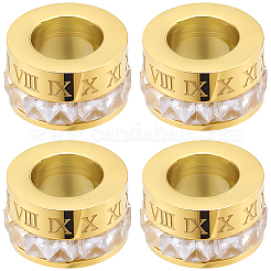 8 шт. бусины из нержавеющей стали марки 304&nbsp;STAS-BBC0007-40