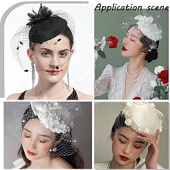 8 Stück 8 Farben Eva Fascinator Hut Basis für Millinery&nbsp;AJEW-GF0010-93