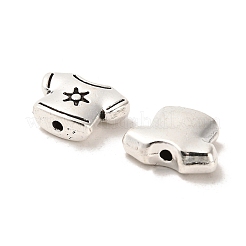 Сплавочные овальные бусины тибетского стиля  FIND-C043-036AS