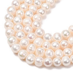 Fili di perle di perle d'acqua dolce coltivate naturali&nbsp;PA-CBABE82-06D