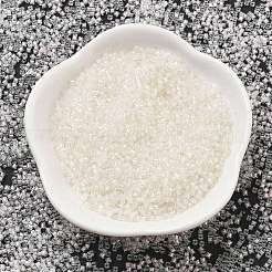 Прозрачные внутри цветные стеклянные бусины&nbsp;SEED-H003-04A